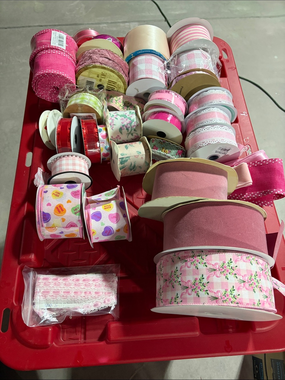 Assorted Shades of Pink Decorative Ribbons for Bow Making, Gifts and Crafts
